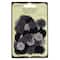 12 Packs: 48 ct. (572 total) Black Button Daisy Embellishments by Recollections™
